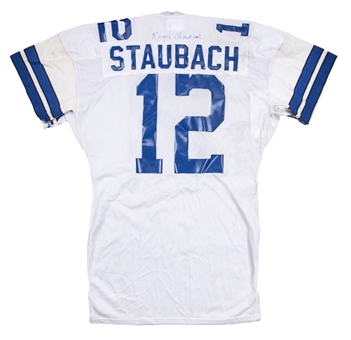 1977-78 Roger Staubach Game Used & Signed Dallas Cowboys Jersey (MEARS A10 & PSA/DNA)
